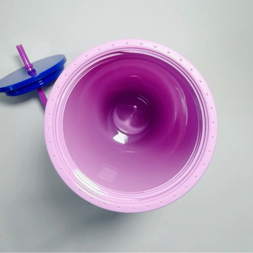 Starbucks Summer 2021 Color Wave 24 oz Venti Cold Cup Tumbler Pink Purple